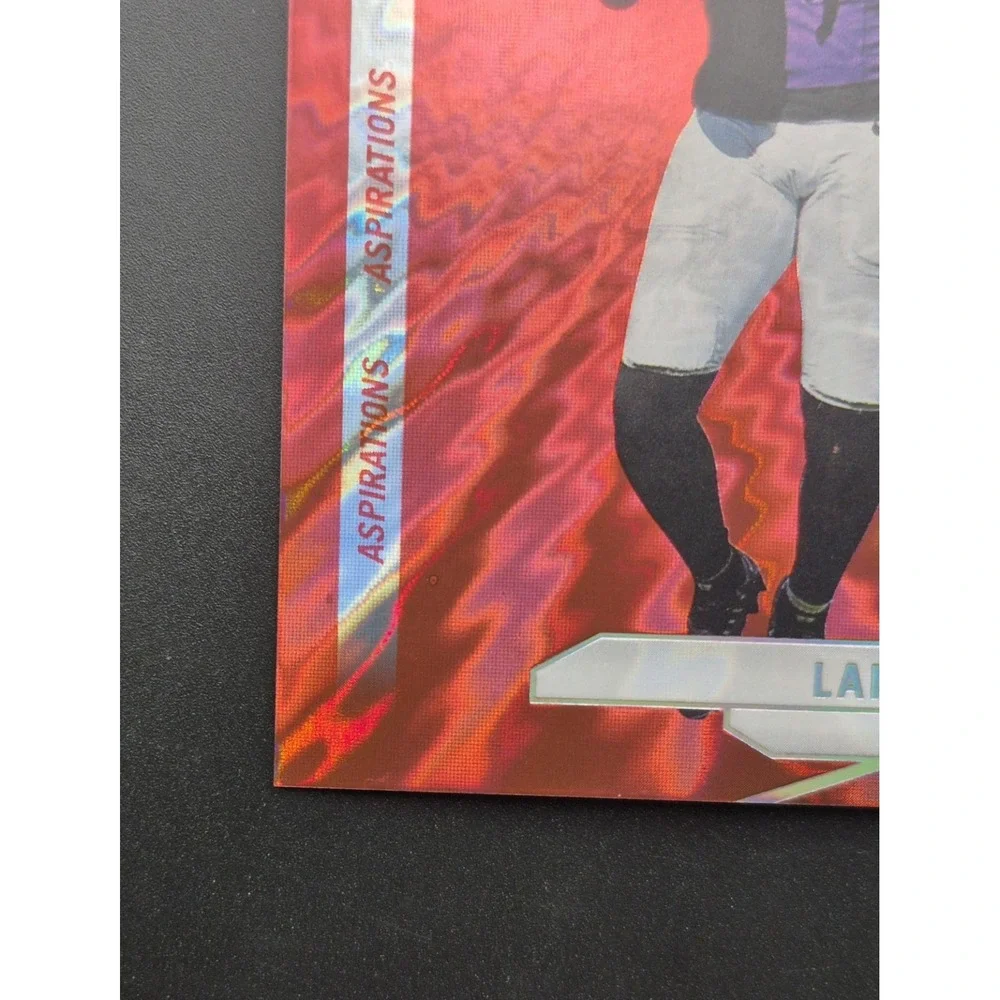 2024 Panini Donruss Elite Lamar Jackson #75 Aspirations Red Shimmer /875 Ravens